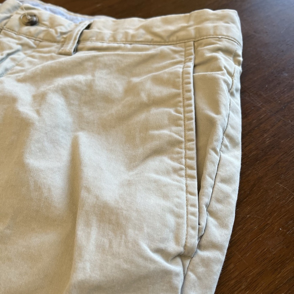 Polo Ralph Lauren Pants Mens 32x32 Tan Khaki Stretch Slim Fit Chino Twill Casual - Picture 4 of 16